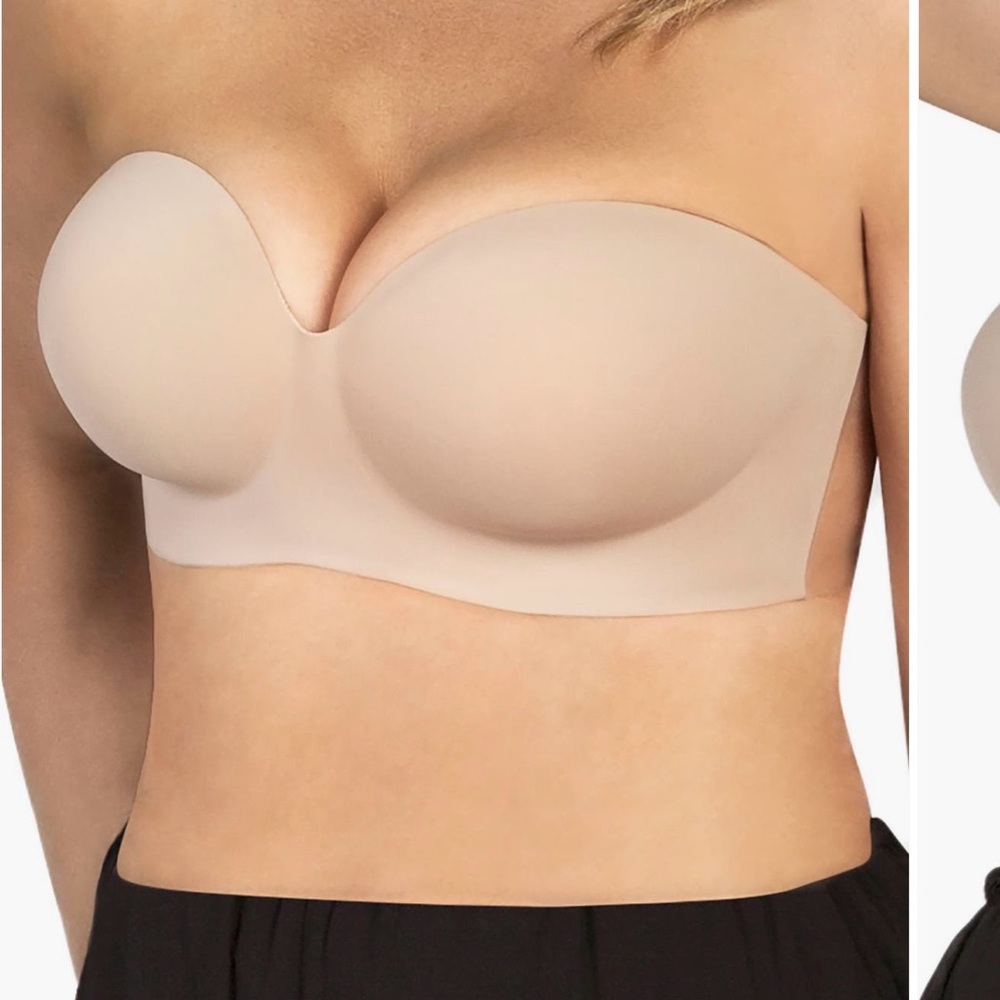 Nordstrom Strapless Bandeau - Beige